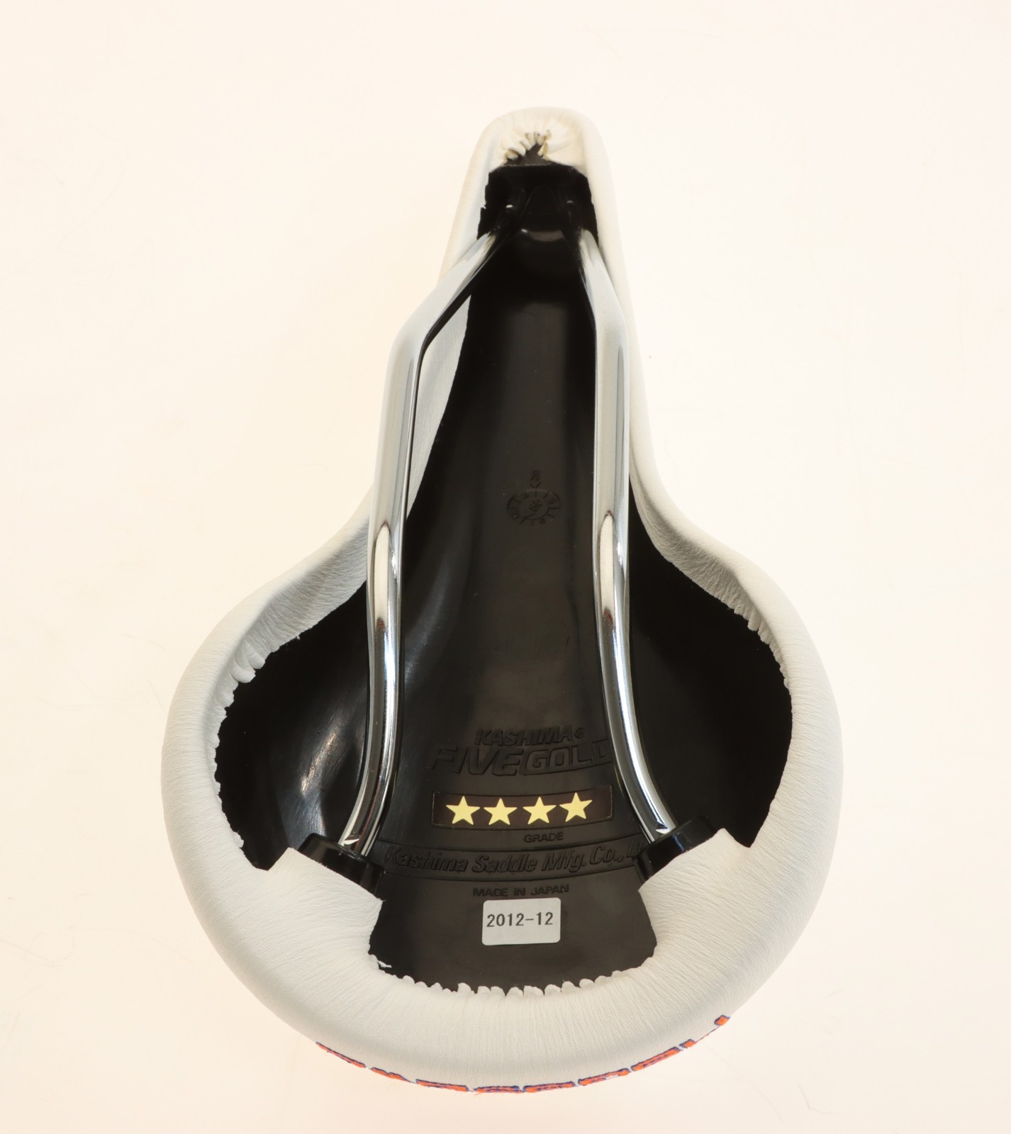 Kashimax x Nagasawa NK-1/AE Leather Padded Saddle LIMITED EDITION White NEW NOS
