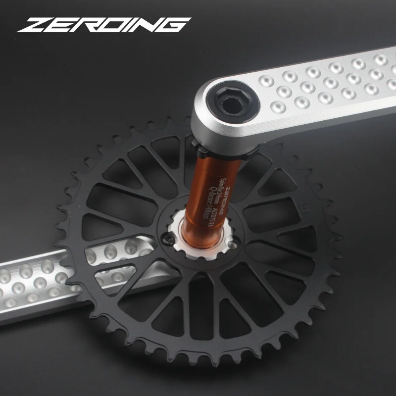 165/170/175mm Gravel Road Folding Bicycle Crankset with Single Chainring 40-46T