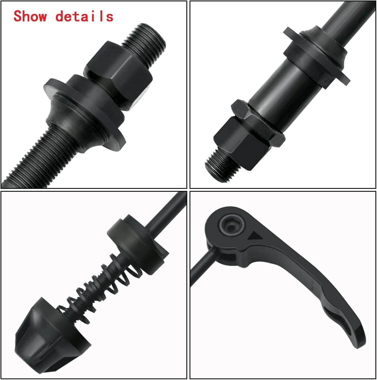 Iron Quick Release Axle Set for Mountain and Road Bikes – Lightweight & Reliable