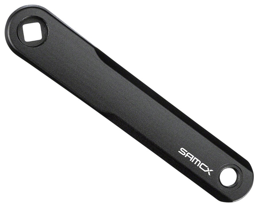 Samox E3 SH Ebike Crank Arm Set – 155mm, JIS Square Taper, 5mm offset, Black