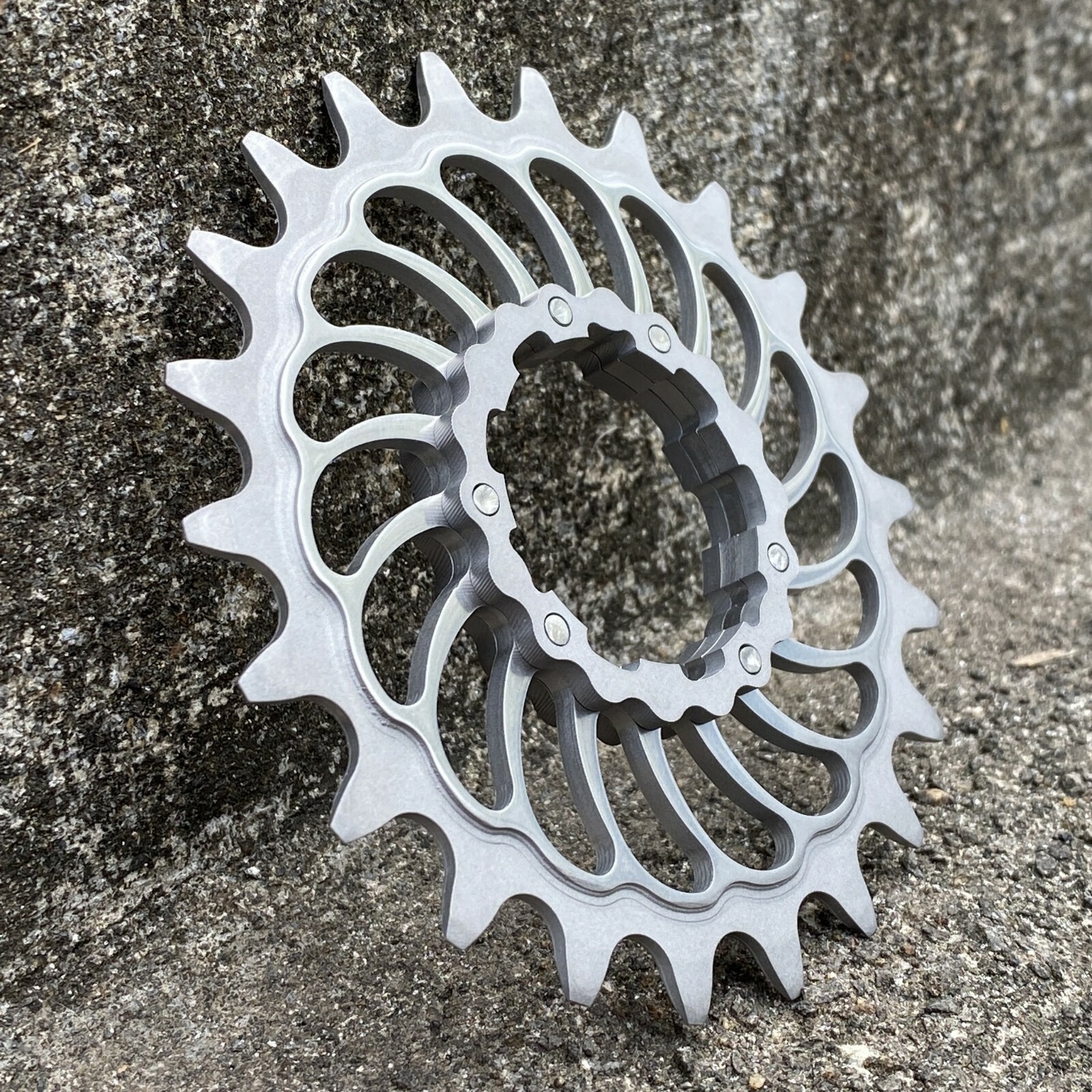 Boone Titanium Single Speed Double Step Cog Shimano HG 14 – 24 Tooth Options USA