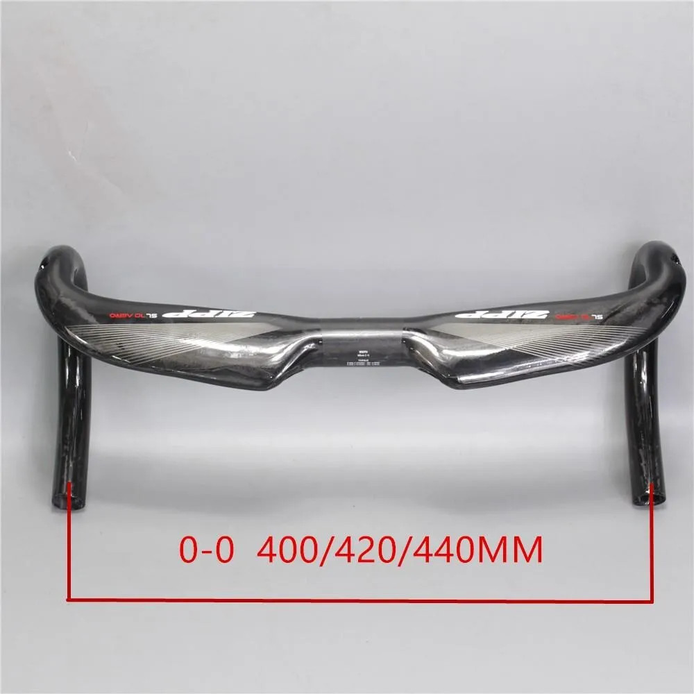 Carbon Drop Aero Bar Bent 400/420/440-31.8mm Super light Road Bicycle Handlebar