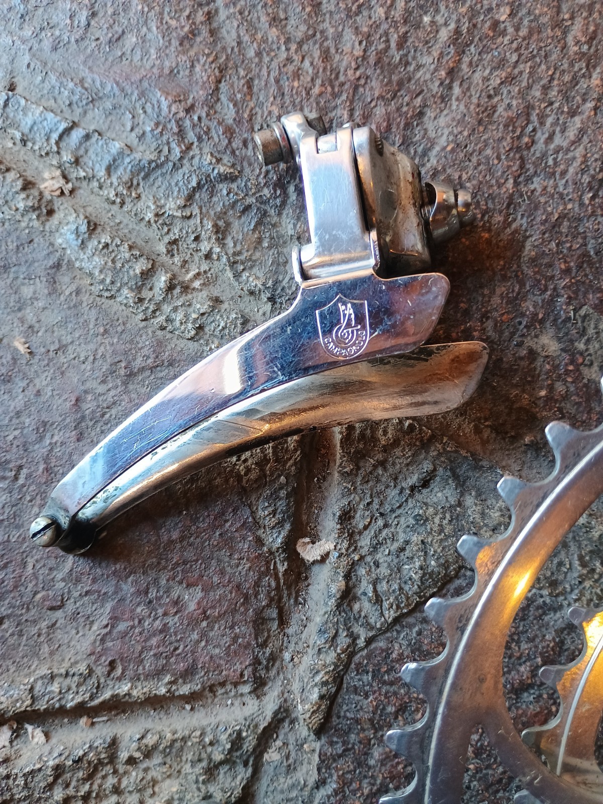 No Reserve Vintage Crankset Campagnolo C Record Crankset 172.5mm 52/39+ FD Etc