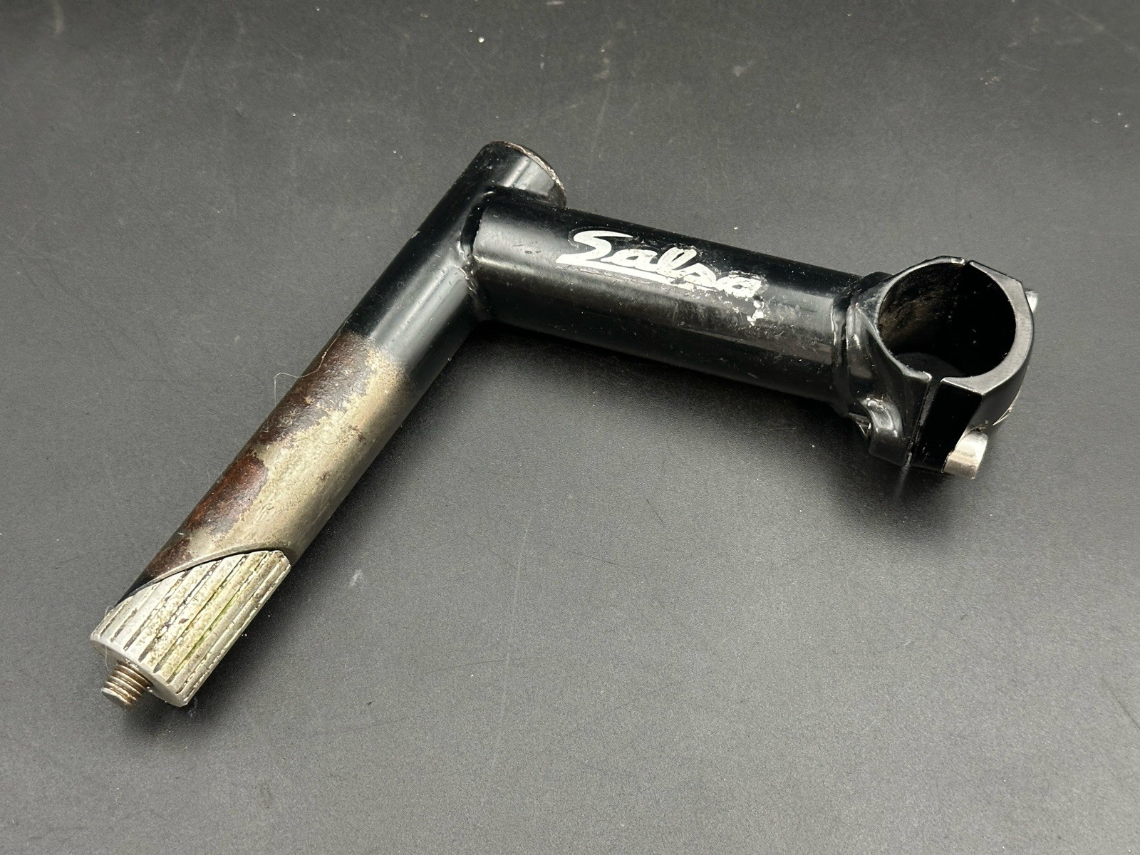Vintage Salsa Quill Stem 1in 26.0mm Clamp Black MTB Road 100mm