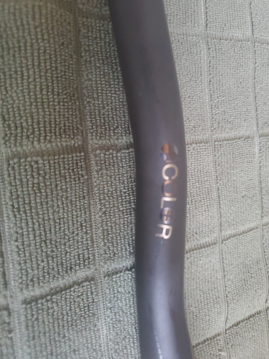 Colorplus Titanium Riser Handlebar 540mm Width, 15mm Rise, Coffee Brown