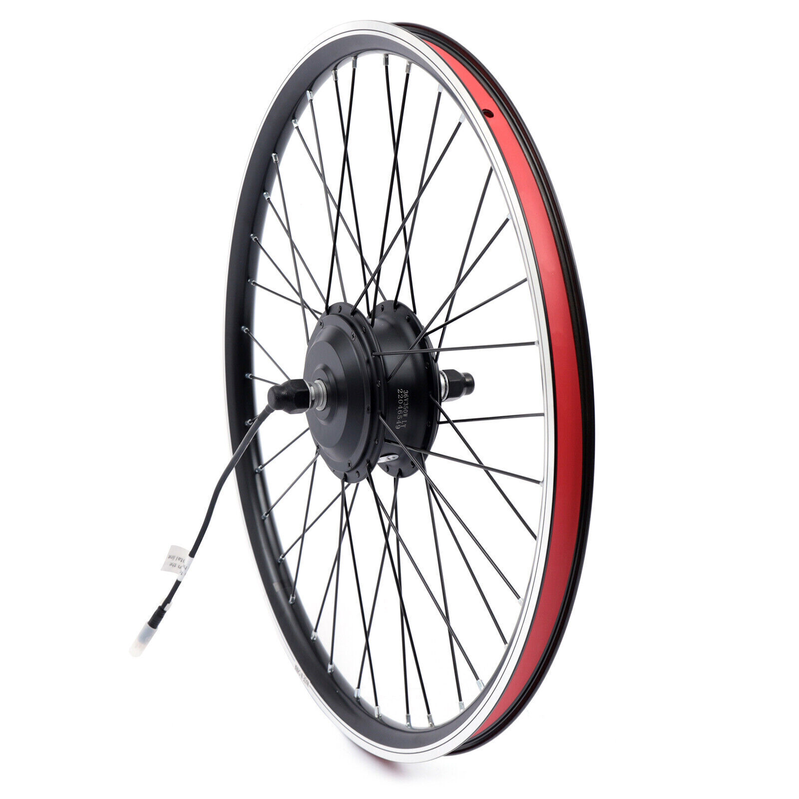26″ 350W 36V Electric Bicycle Front Wheel Hub Motor E Bike Conversion Kit LCD