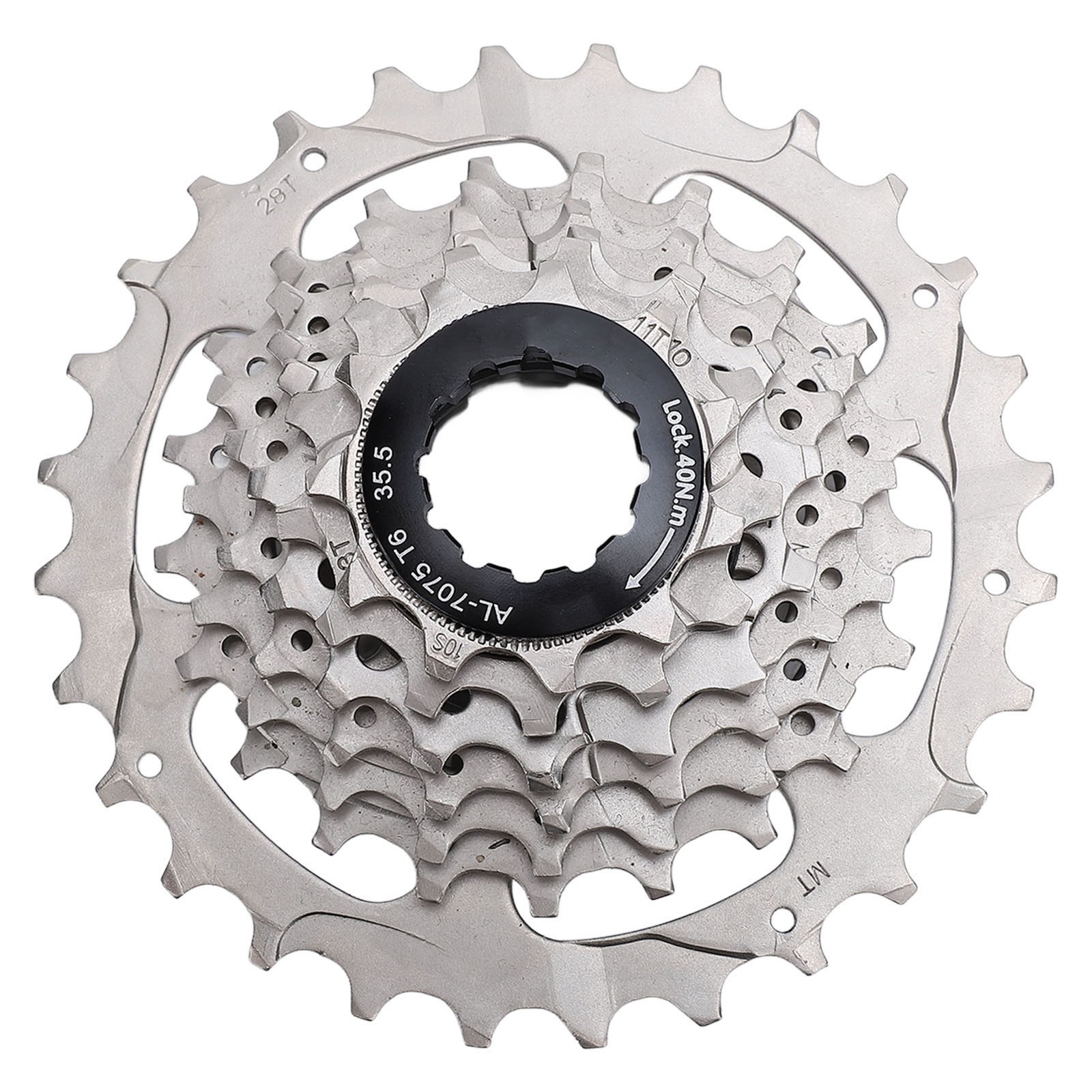 Bike Cassette 7 Speed Stainless Steel Aluminum Alloy Low Noise Bicycle Cass DVGD