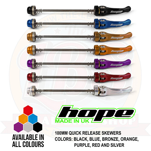 Hope Quick Release QR Stainless Steel Skewers – 100 130 135 141 170 190mm – New