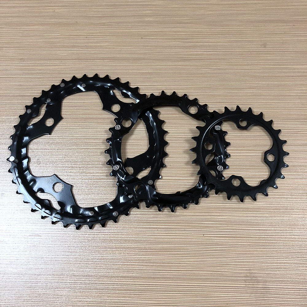 Bicycle Crankset 3x10S Triple Speed 104/64mm BCD 24/32/42T MTB Chainring with BB