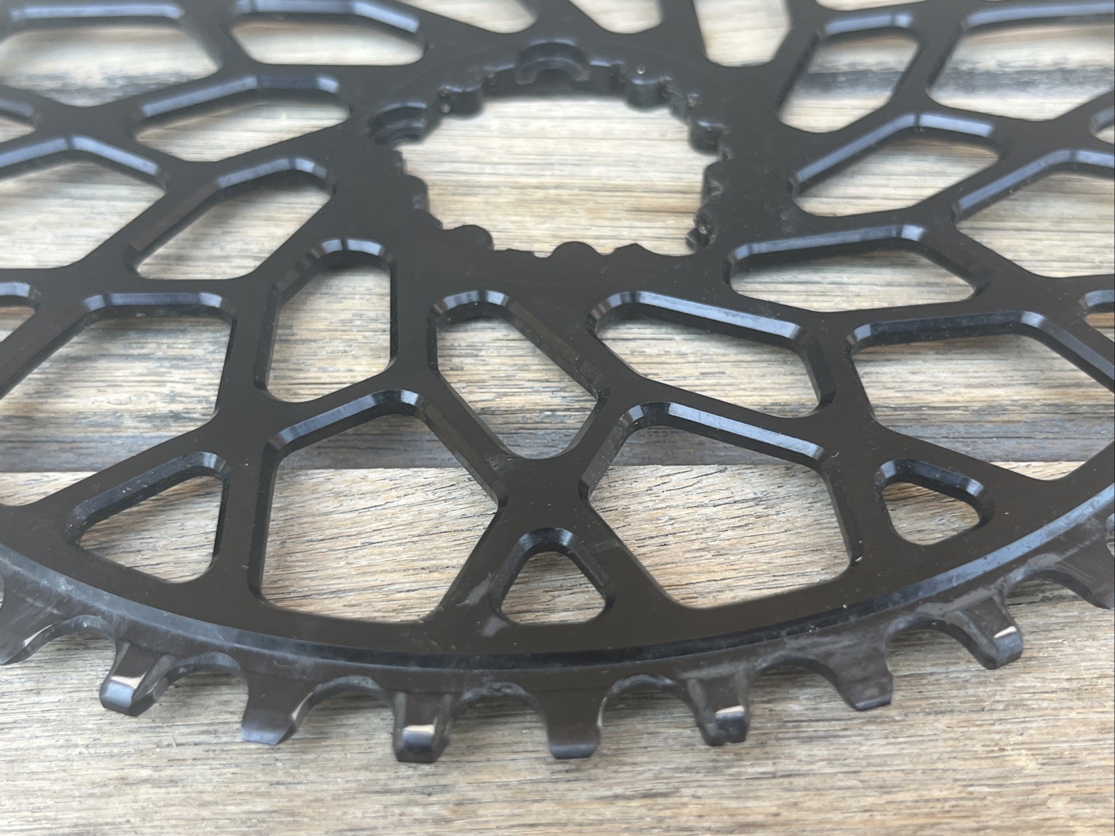 Absolte Black CX 1X OVAL chainring for Sram 3-Bolt direct mount cranks w/Box