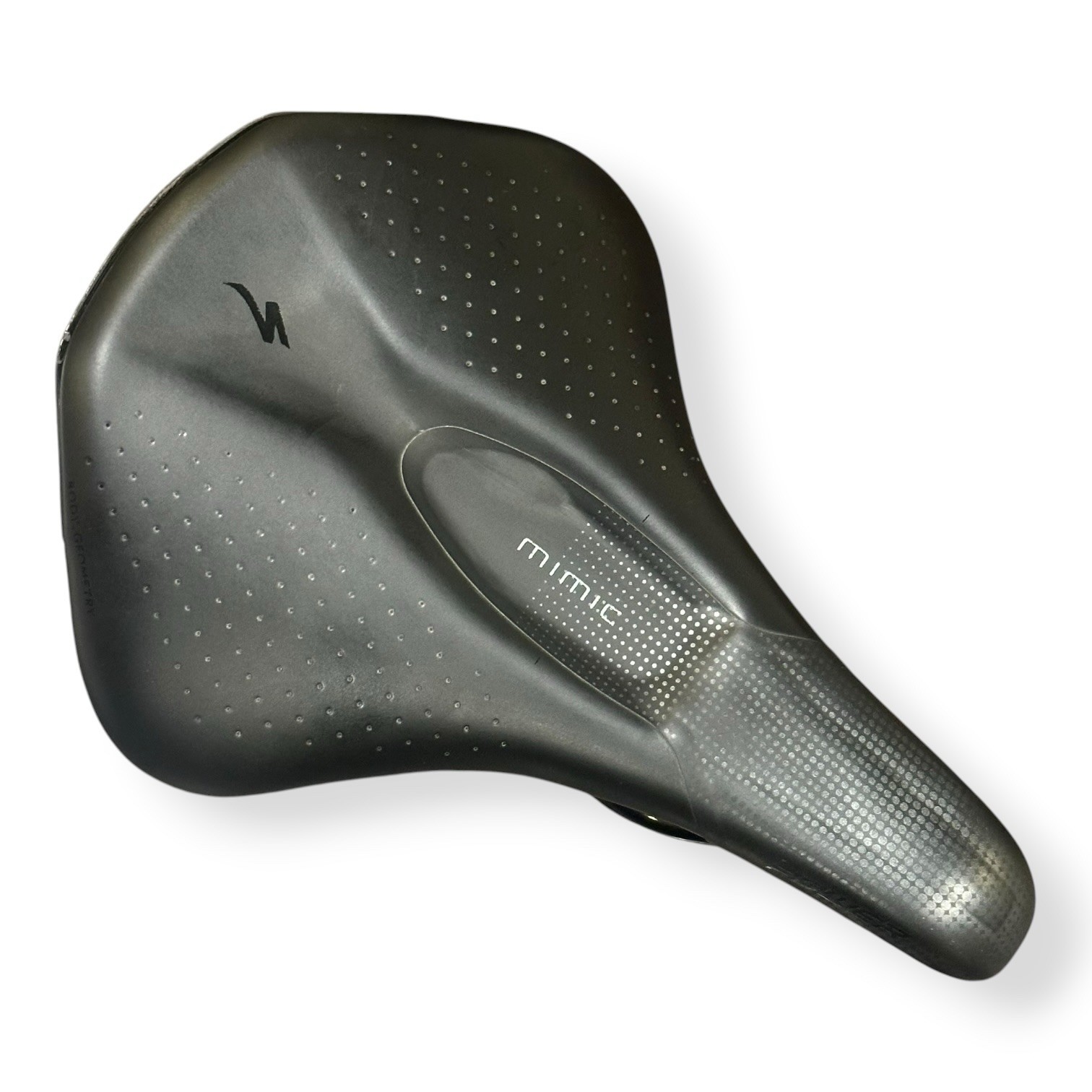 Specialized Power Comp w/ Mimic 168mm Saddle Black Hollow CrMo Rails Light Use
