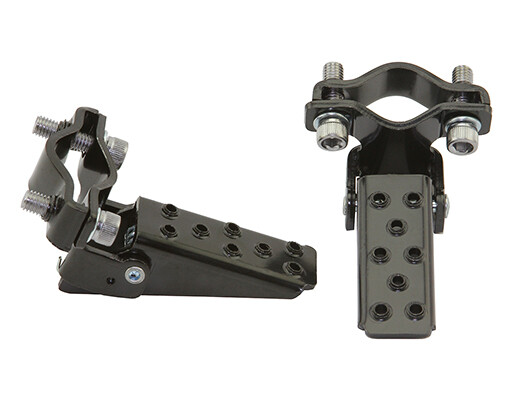 ALTA Bicycle Steel BLACK Foldable Folding Fork Foot Step Pegs BMX Bike