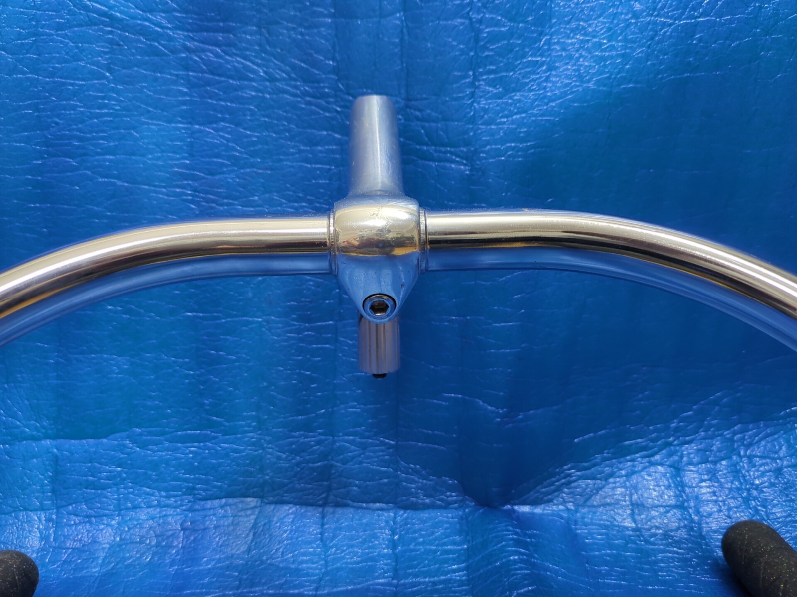 Nitto B123 Steel 370mm NJS Handlebar + Nitto 100mm AA Stem + Champ Grips
