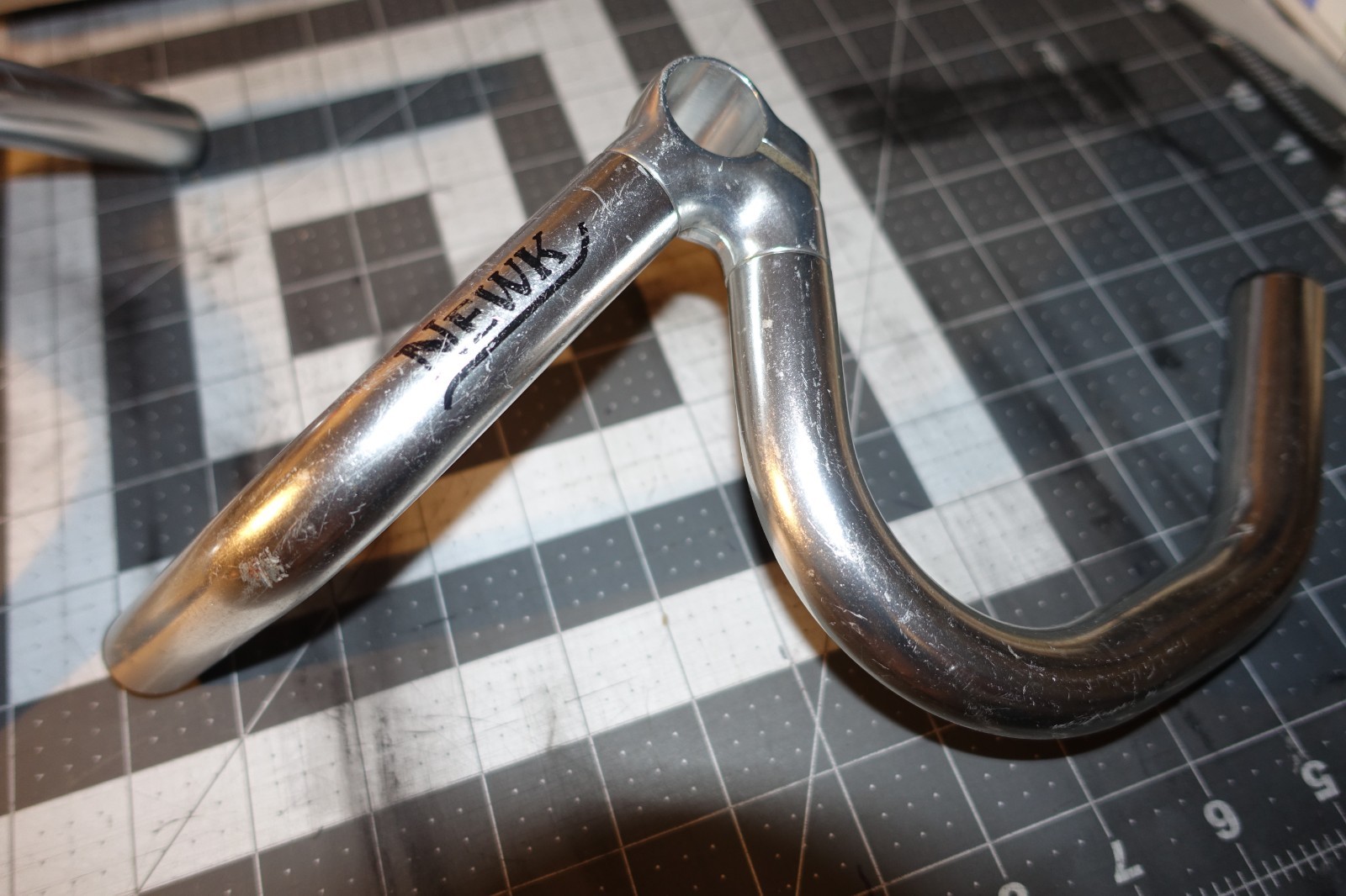 NOS Newk Racing Drop Bar Ends Ultra Rare Dual Position Dirt Drop and Flat MTB 