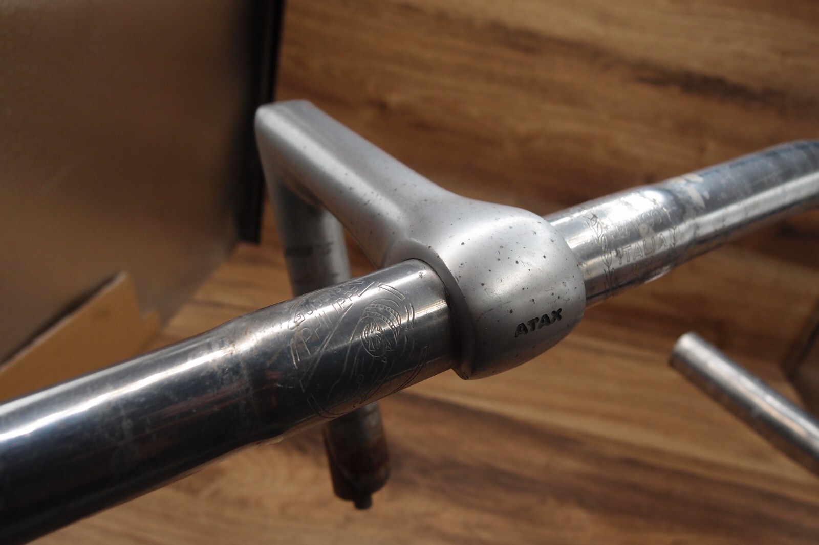 drop bar Guidone Philippe ATAX + quill stem ATAX made in France 22 mm for road