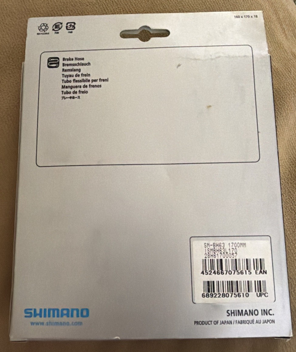 Shimano SM-BH63 1700mm Hydraulic Disc Brake Hose