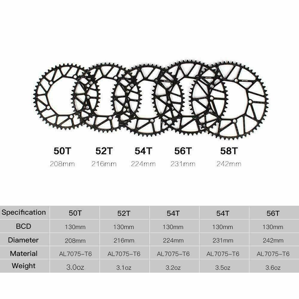 104/110/130 BCD 30-58T MTB Folding Road Bike Chainring 6-11S Bicycle ChainWheel