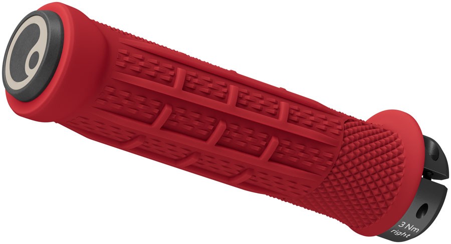 Ergon GDH Downhill Bike Grips – Ergonomic Rubber, Control & Speed, Chili Red