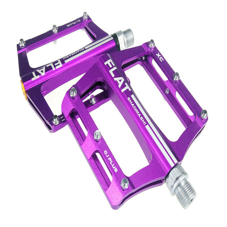 BMX Bicycle Pedals 9/16» Mountain Road Bike Sealed Bearing Flat Platform Pedals
