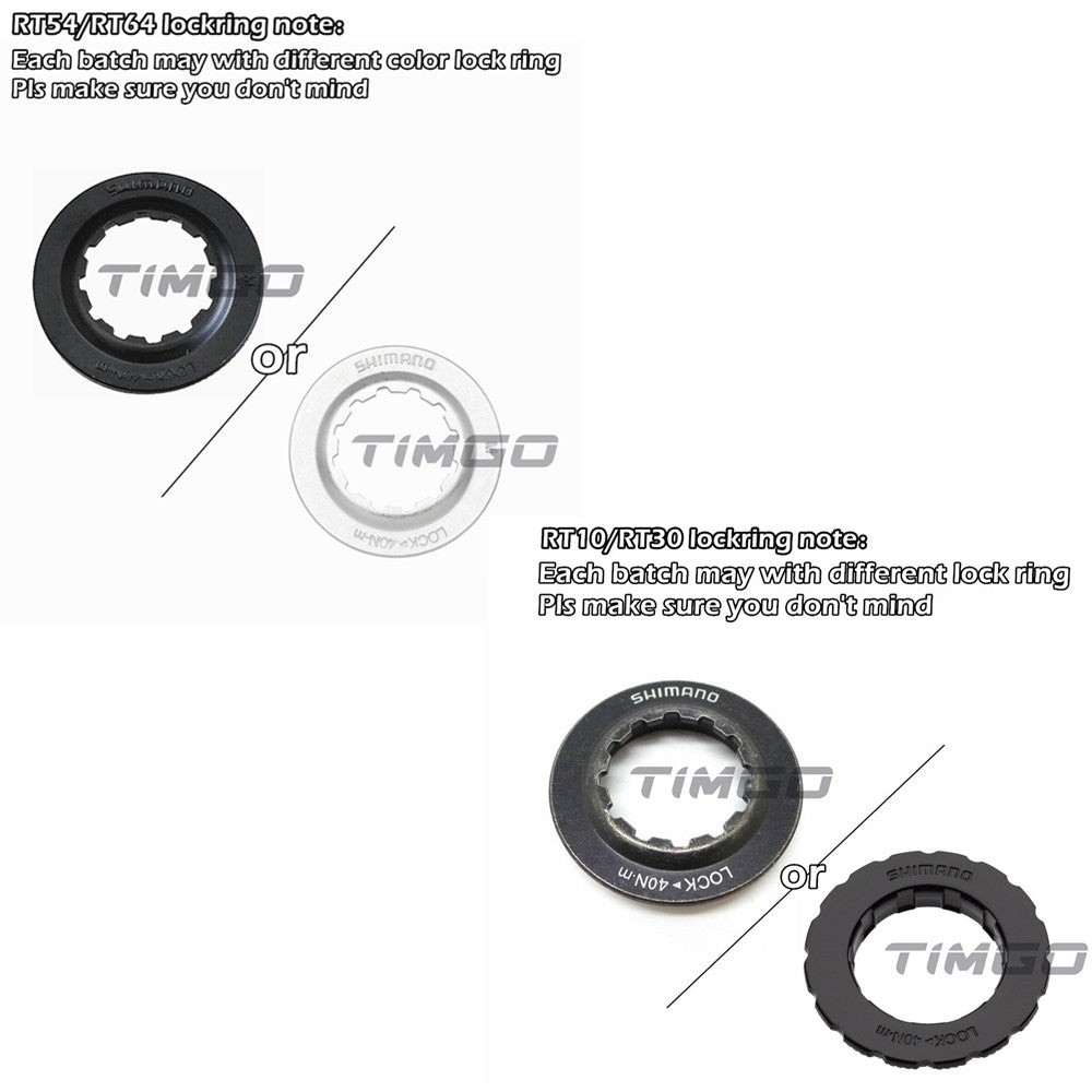Shimano Altus Alivio Deore SM-RT10/RT30/RT54/RT64 Disc Brake Rotor Centre Lock