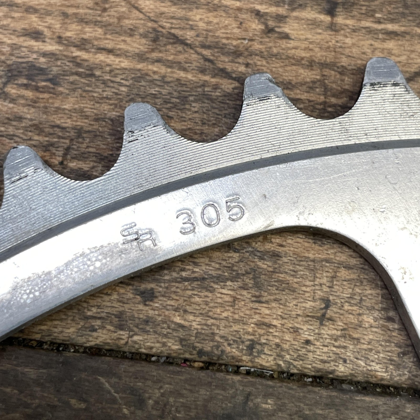 Vintage SR Sakae CR 52T Chainring 110 BCD 5-Arm Turbine Road Bike 52 Tooth
