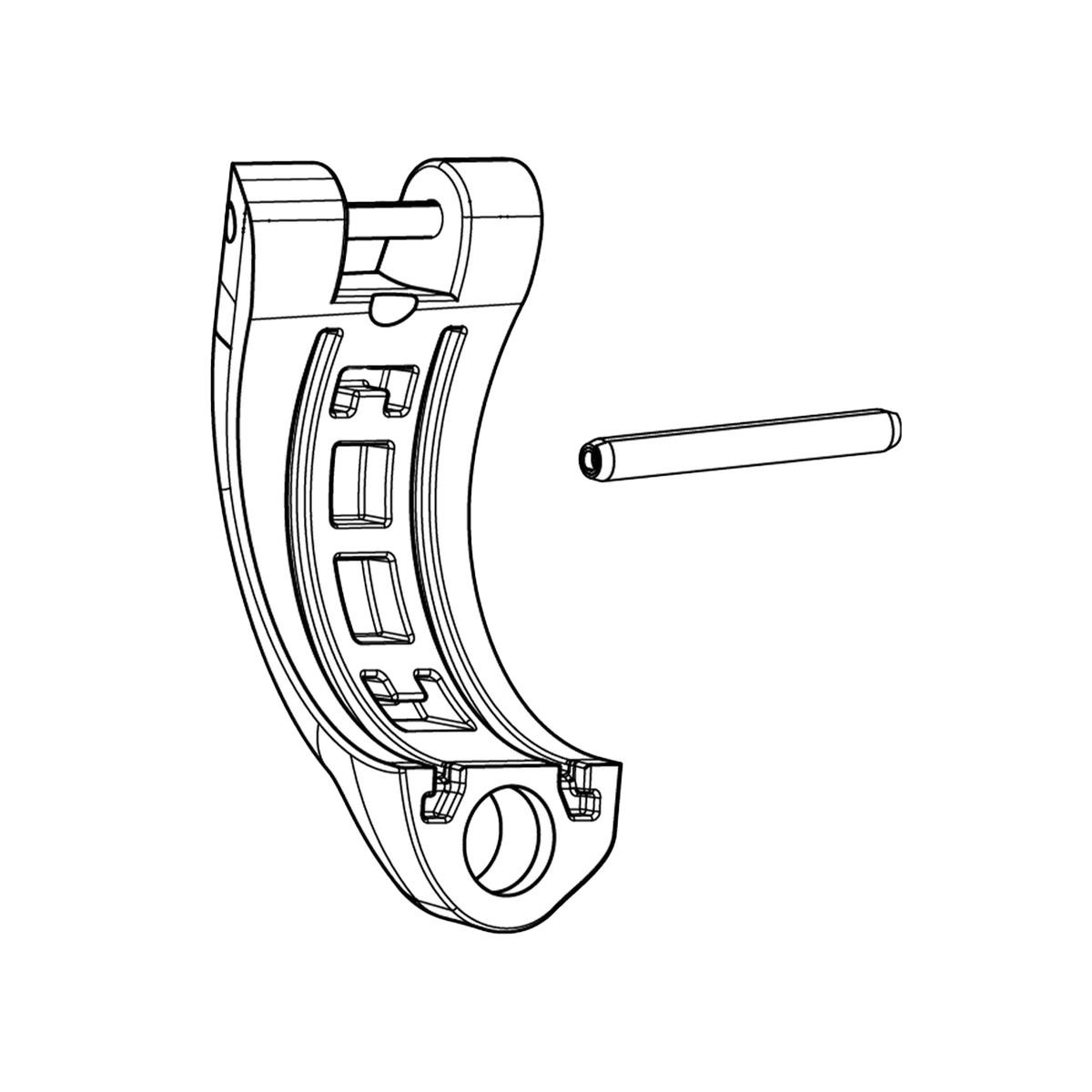 Purion 200 Display Mounting Clamp With Pin EB1390001G BOSCH Electric Bike