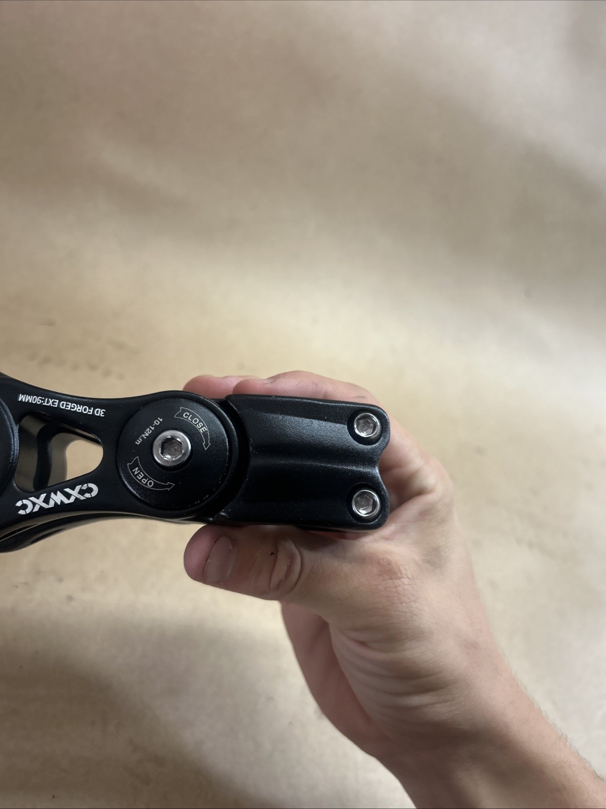 CXWXC Adjustable MTB Handlebar Stem 110mm stem for 28.6mm tubes Anodized AL