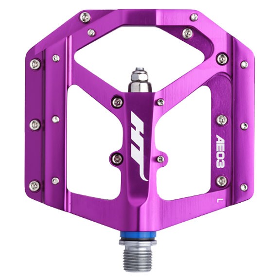 HT Pedals AE03 Evo+ Platform Pedals, CrMo – Purple
