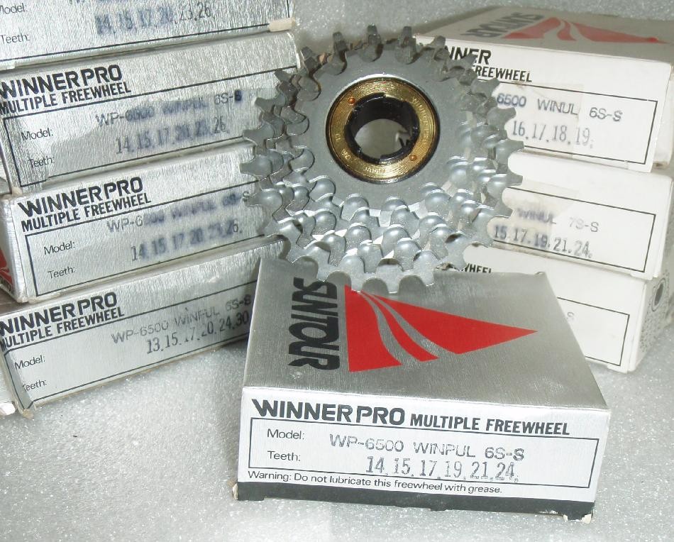 Suntour Winner Pro Series Ultra 6 Speed Freewheel New Vintage In Box 14~19t