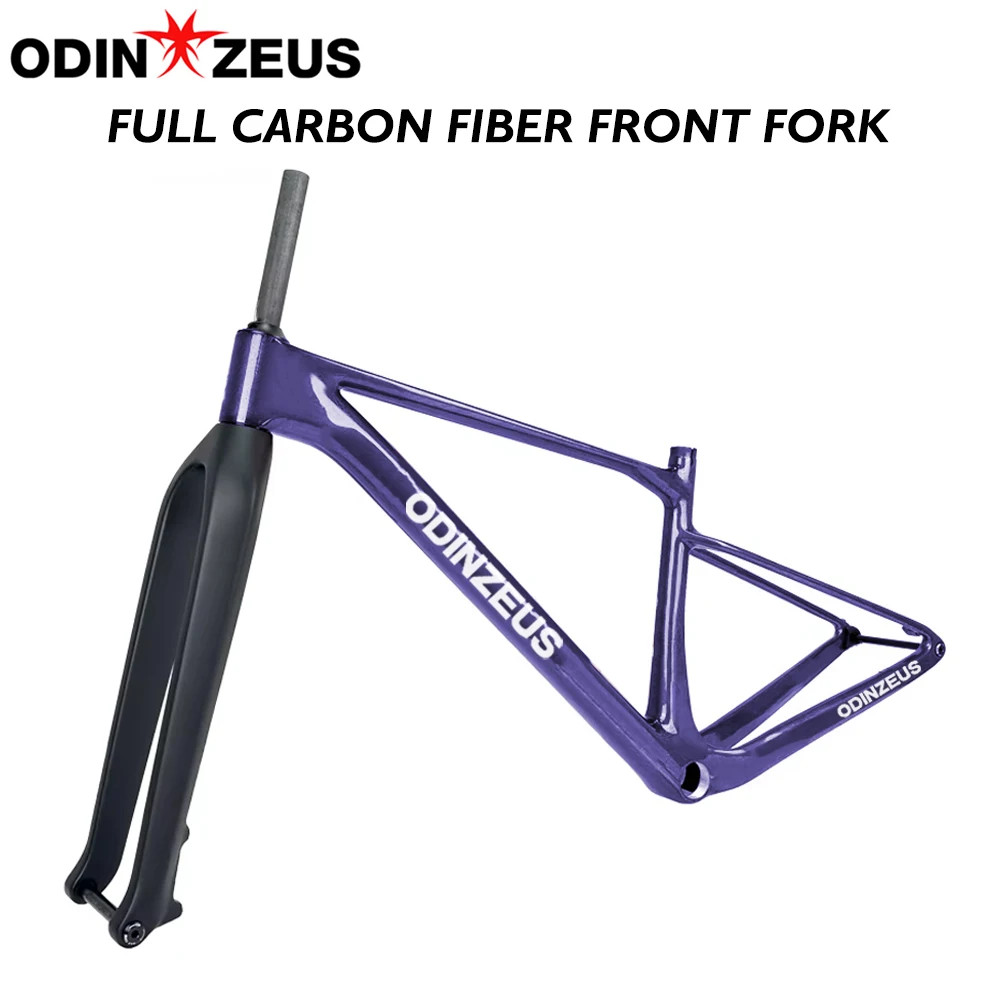 26/27.5/29 Inches Carbon Fiber MTB Boost Thru Axle Rigid Fork 15*110mm Tapered