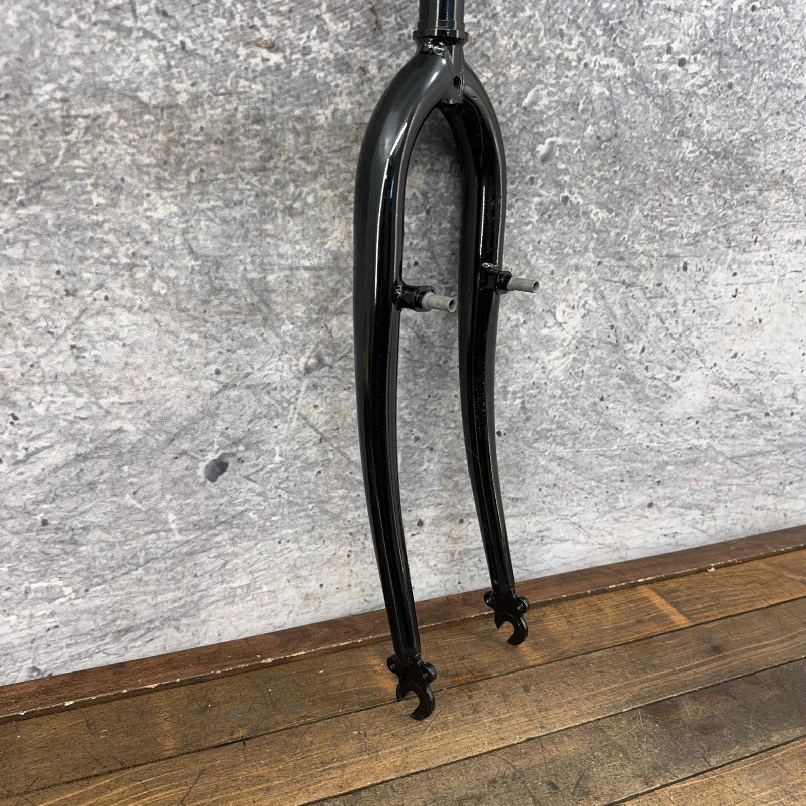 Vintage 26in Rigid Bike Fork 1 In Threaded NOS Canti V Brake QR Black Steel MTB