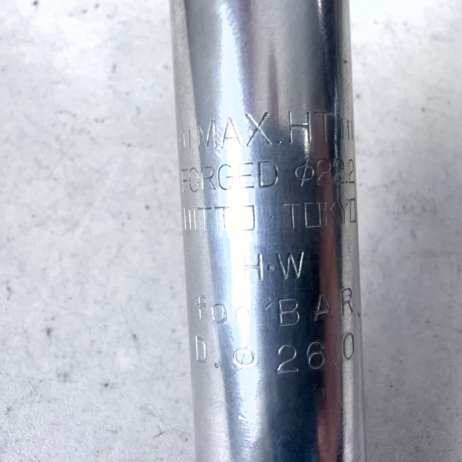 Nitto Technomic High Rise Road Bike Quill Stem Ø22.2-26.0, 110mm Reach, Alloy