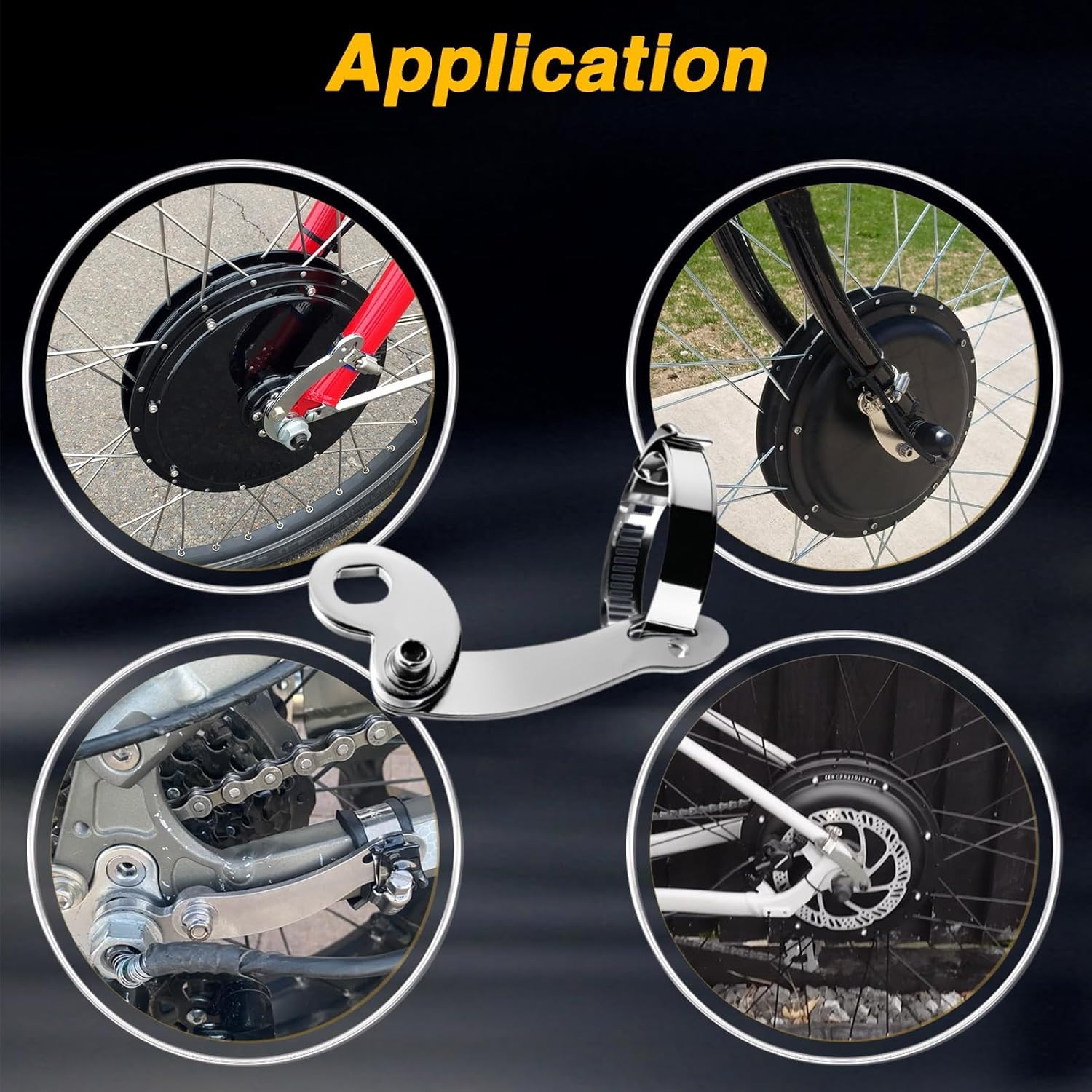 2 Sets Universal Torque Arm Conversion Kit(M14) Compatible with E-Bike Front …