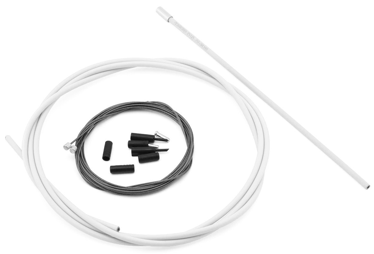 Shimano 105 (R7000 series) Road Optislick Shifting Cable Set – White, Y8ZG98100