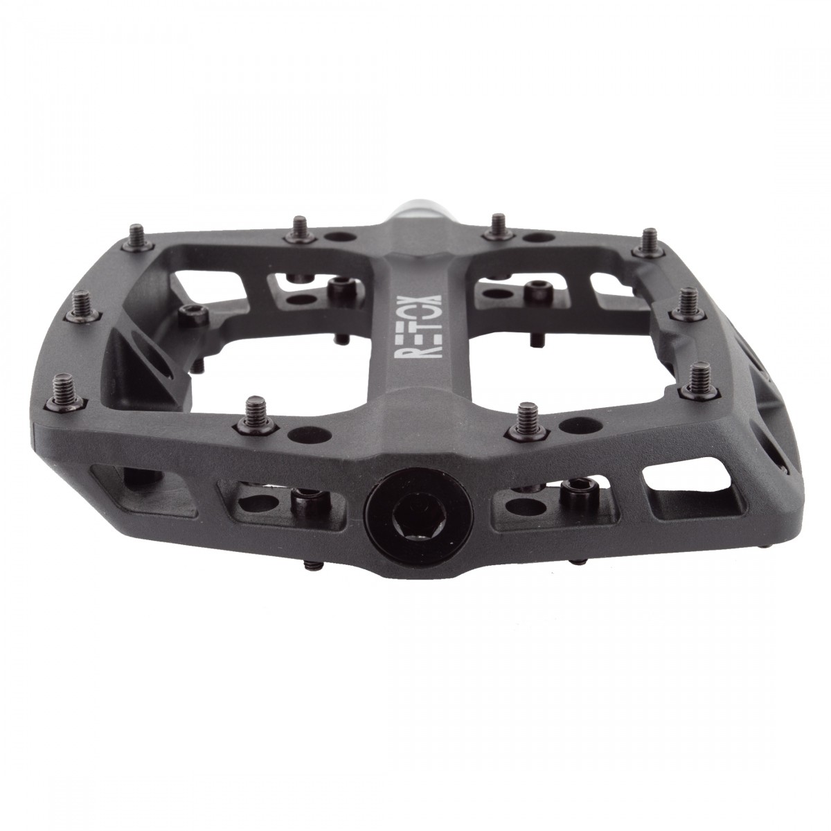 Origin8 Retox Platform Pedals 9/16″ Concave Composite Body Removable Pins Black