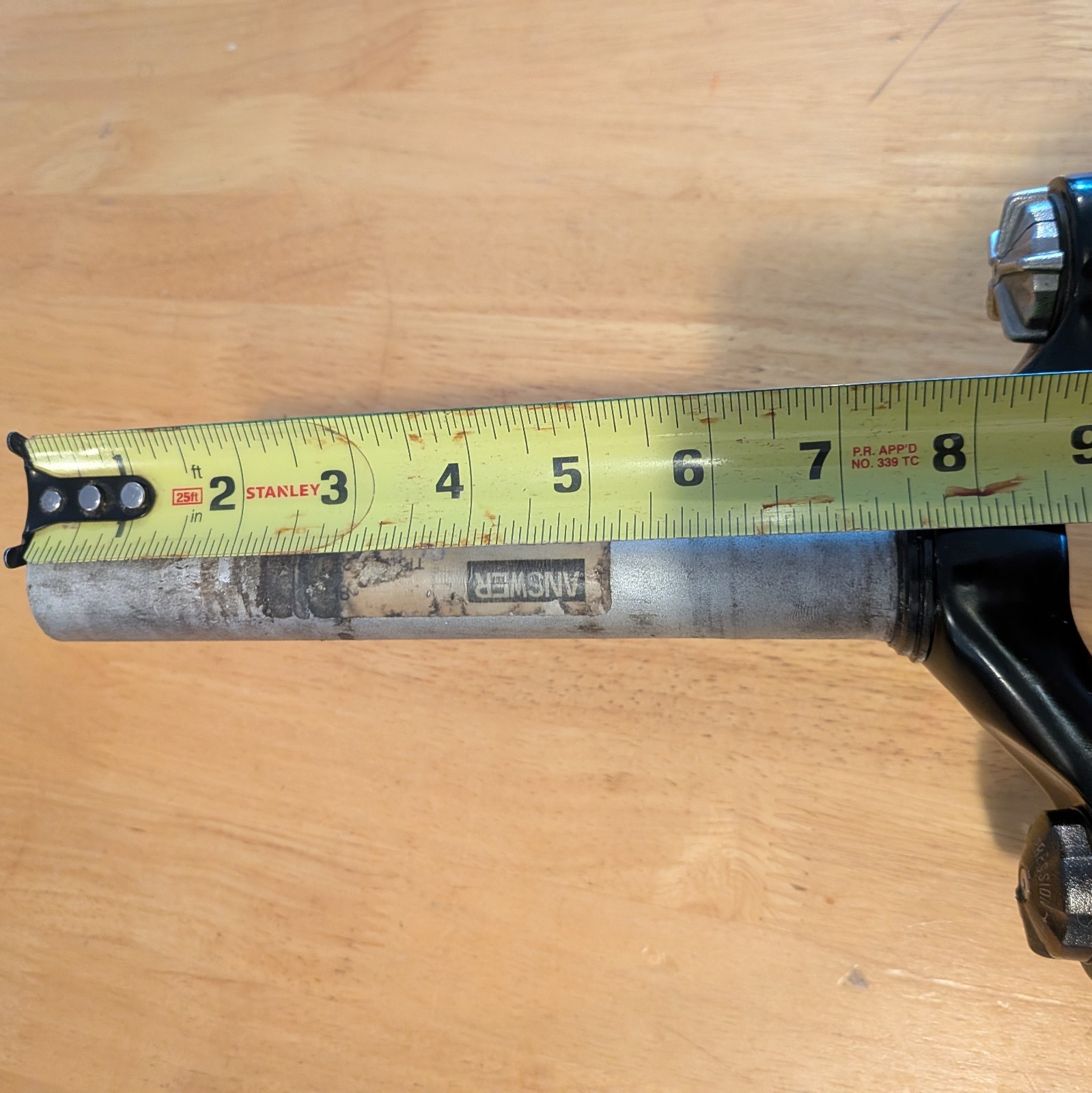 Vintage Manitou Black Elite Fork 1 1/8″ Threadless 26″ 80/100 Adjustable Travel