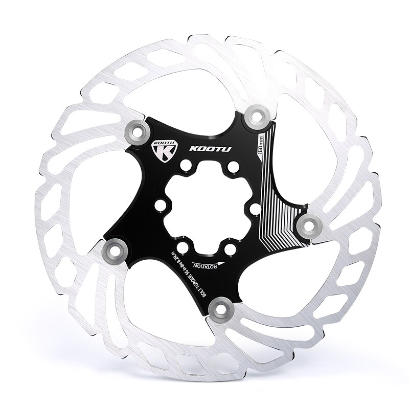 KOOTU Bike Disc Brake Rotor 160mm 180mm 203mm with 6 Bolts MTB Bicycle Rotors