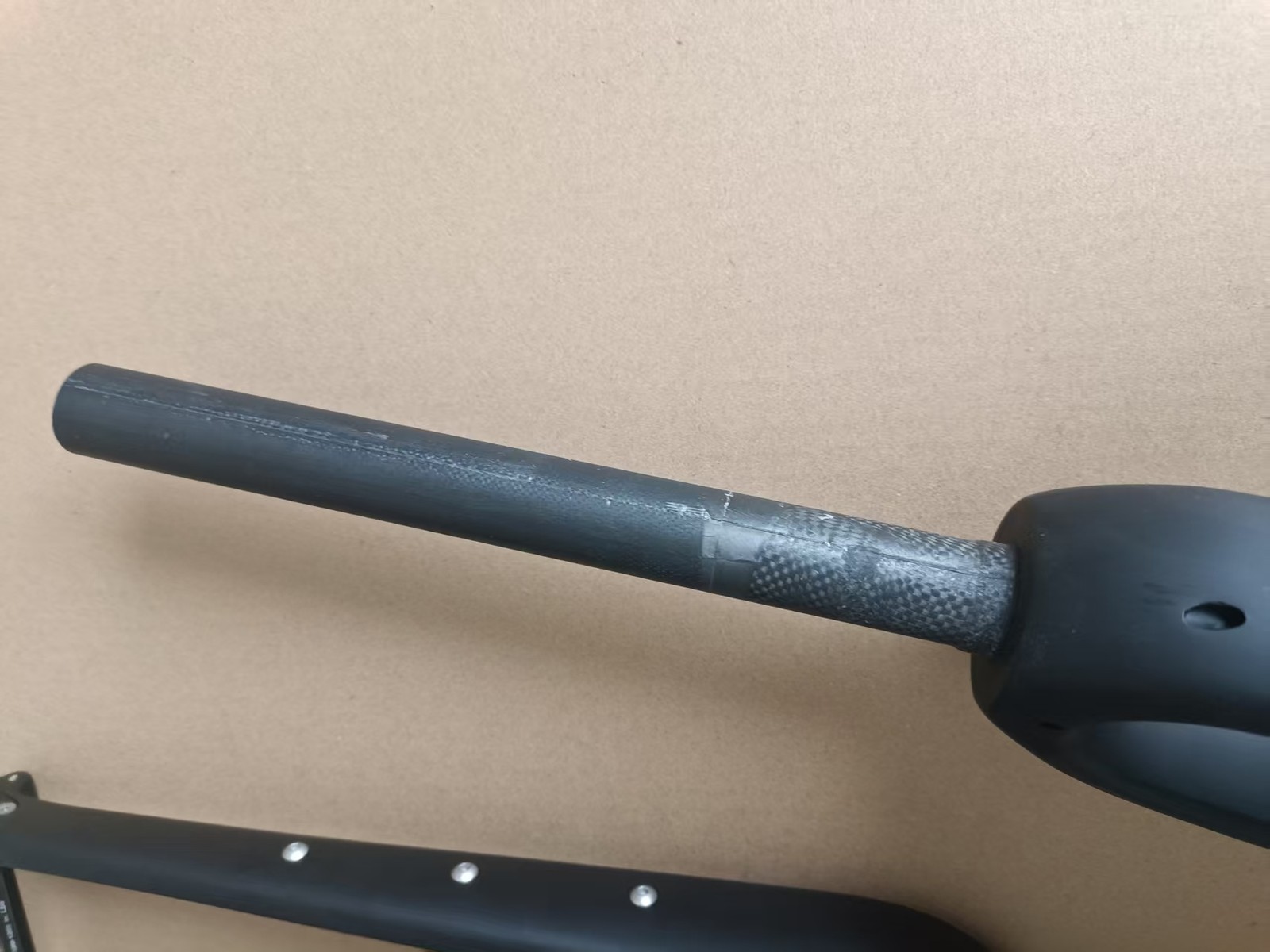 700C Carbon Road Bike Gravel Fork 1 1/8 Straight / Tapered Disc Thru axle 12mm