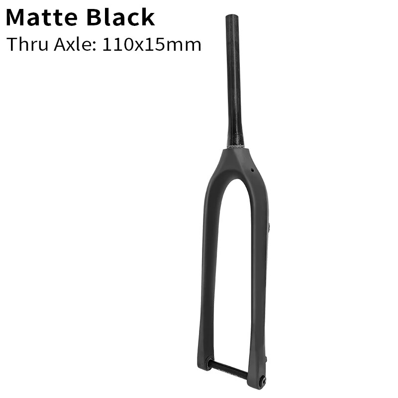27.5» Carbon MTB Bicycle Fork Thru Axle Outside Cable Line 110x15mm 100x15mm