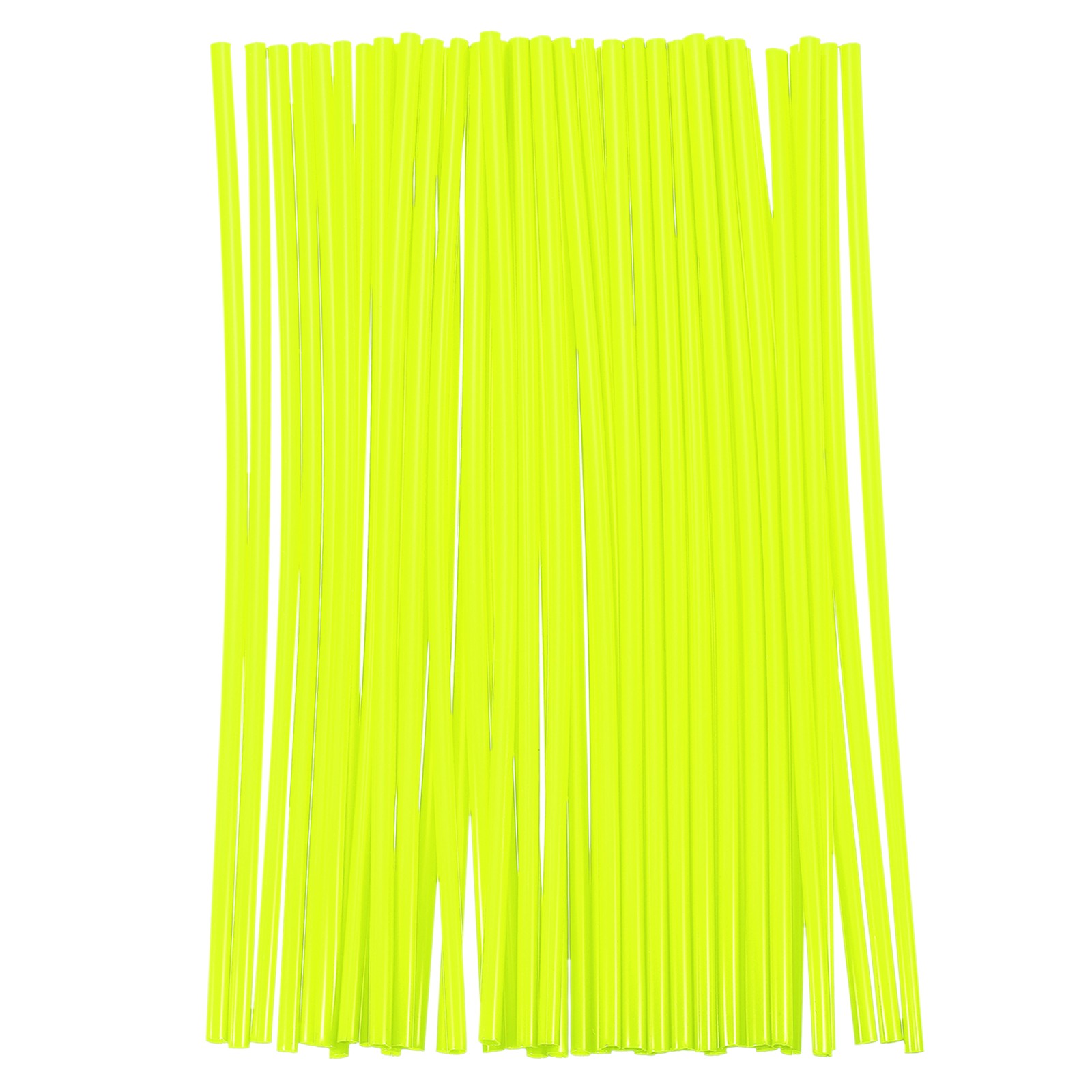 144pcs Spoke Skins Covers 0.2″ Dirt Bike Wheel Spoke Wraps Fluorescent Yellow