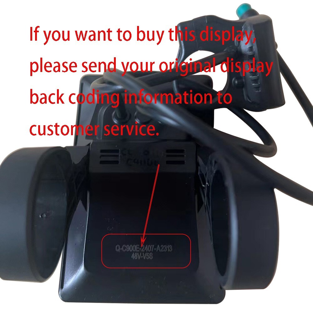 Bigstone LCD C900E Display Kit Conversion EBIKE 48V Electric Bike Accessories