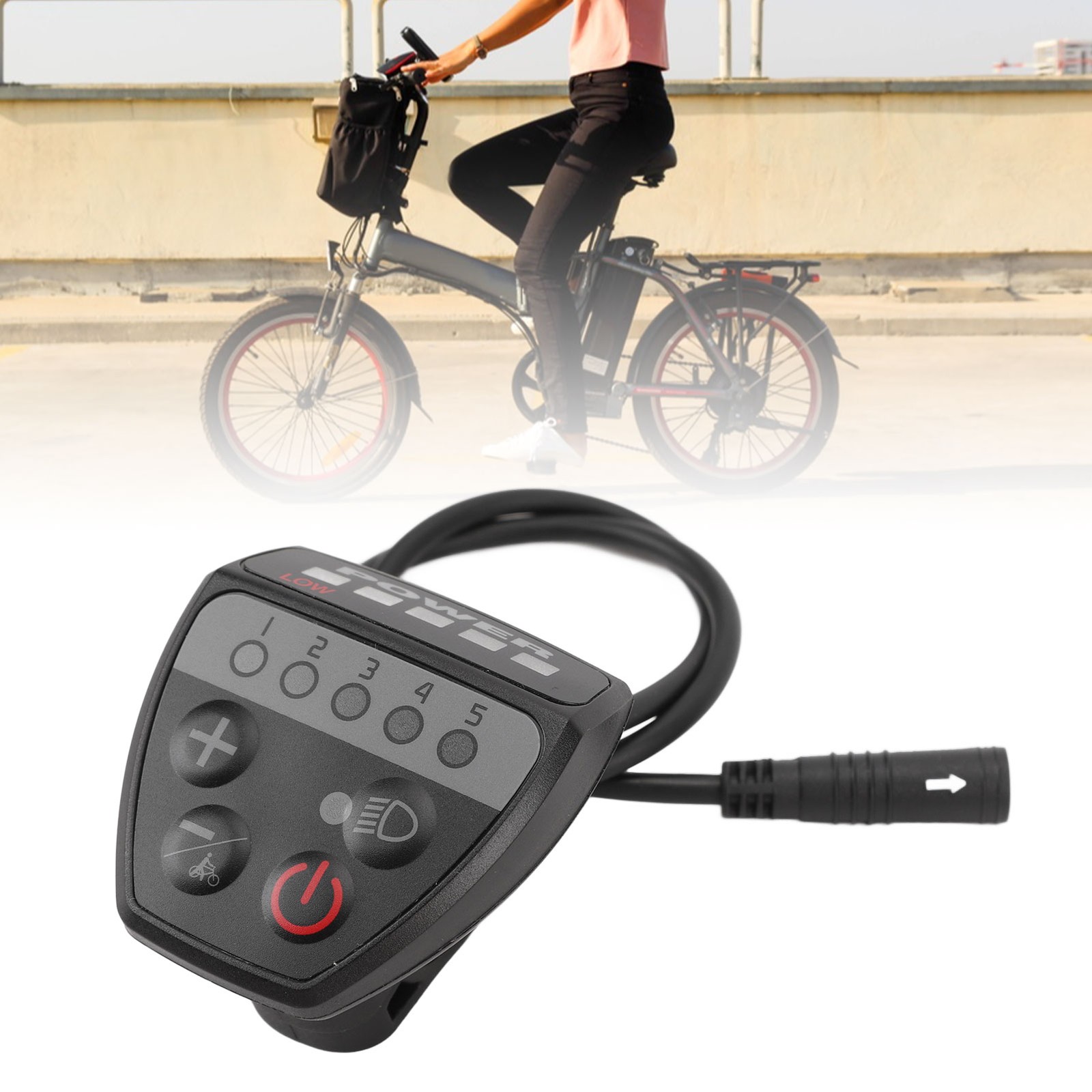 Electric Bike LED Display Speed Controller Smart Lightweight 36v 24v 48v Wa IEWP