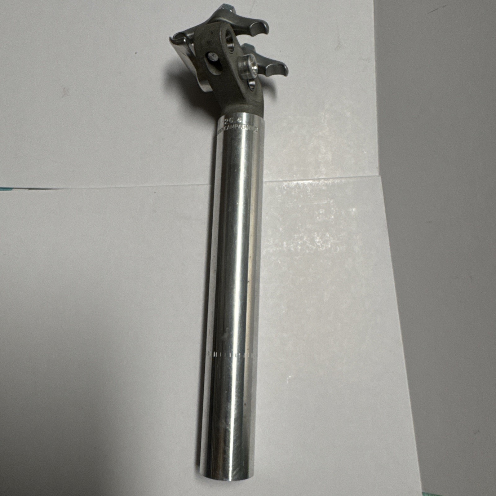 Vintage Campagnolo Nuovo Record seatpost 26.4mm road Bicycle missing 1 clamp