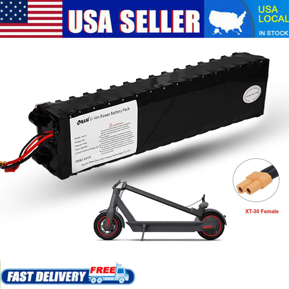 Electric Scooter Battery 36V 7.8Ah Ebike E-Scooter Lithium Replacement Battery
