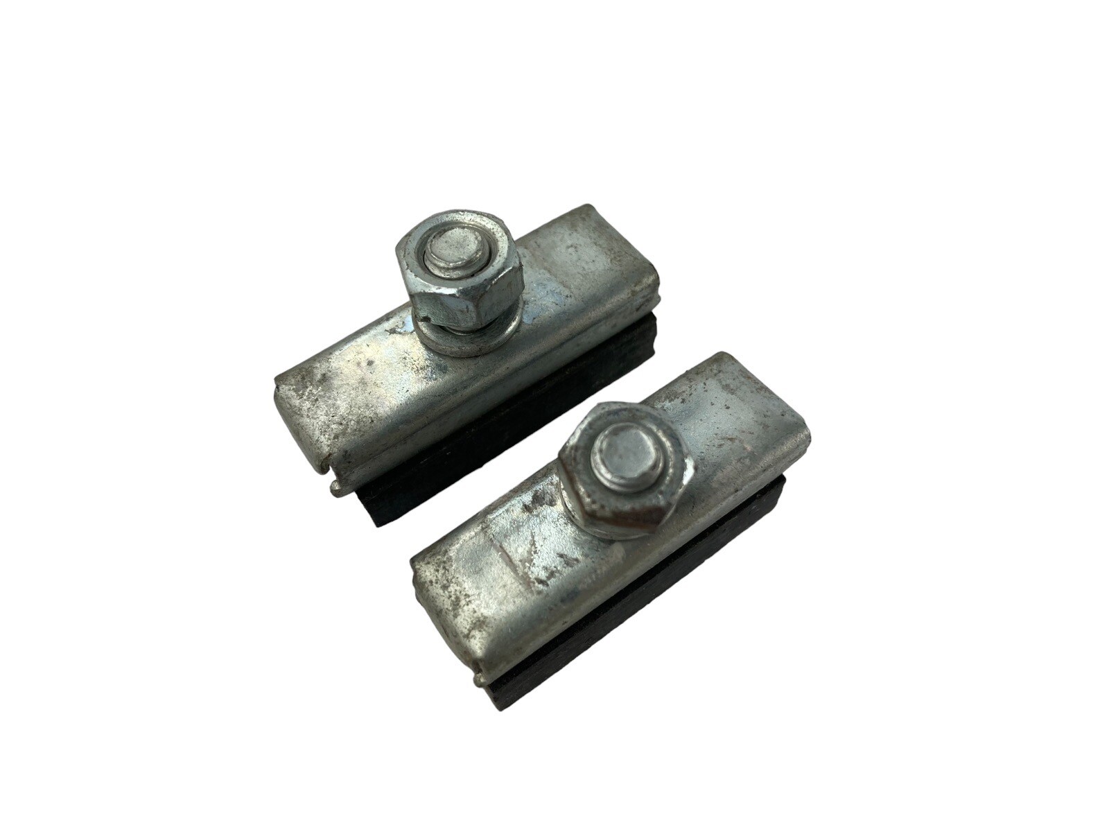 1 pair vintage brake shoes unbranded pads rubber shoes used