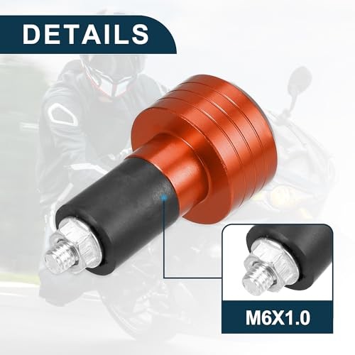 Motorcycle Handlebar End Plug Aluminum Alloy 18mm-20mm 0.71″-0.79″ Fashionable