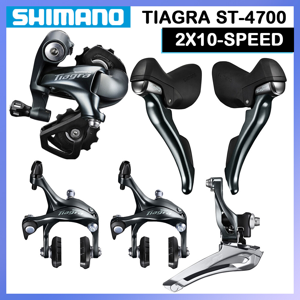 Shimano TIAGRA ST-4700 2×10-speed STI Dual Control Set Derailleur Brake Caliper