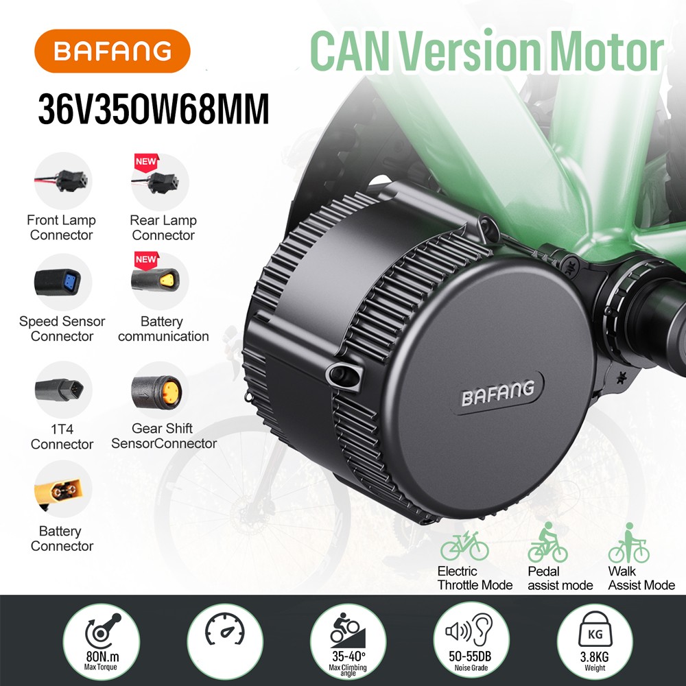 BAFANG 36V250W/350W/500W Mid Drive Kits BBS01B BBS02B for 68-73mm Bottom Bracket
