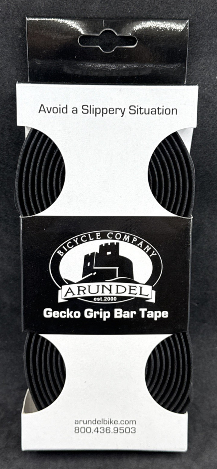 ARUNDEL Gecko Grip Bar Tape BLACK MSRP $30 BUY MULTIPLES & SAVE!