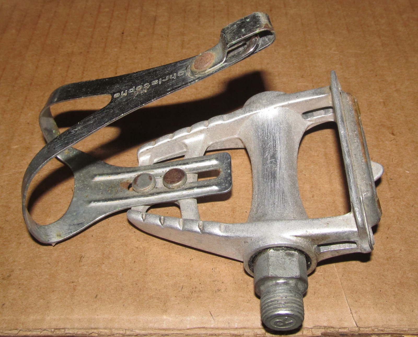 Maillard CXC Right Side Bicycle Pedal with Adjustable Toe Clip
